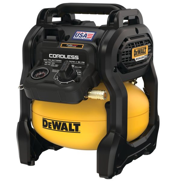 DEWALT 20V MAX* 2-1 2 Gallon. Brushless Cordless Air Compressor (Tool Only) Discount