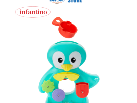 Infantino Tub A Penguin Bath Time Set (12m+) For Cheap