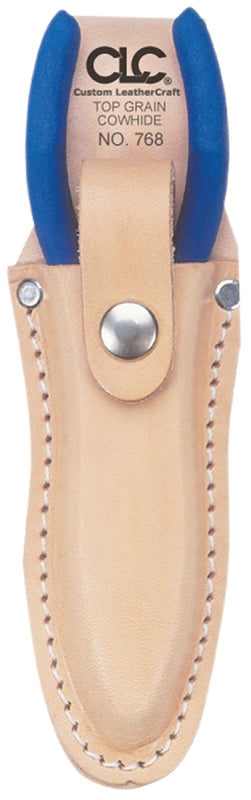 CUSTOM LEATHERCRAFT CLC Tool Works Series 768 Plier Holder, 1-Pocket, Leather, Tan, 2-3 4 in W, 6-3 4 in H, 1-1 4 in D Supply