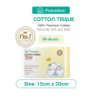 Purcotton 100% Cotton Baby Tissue Ultra Soft 80 Sheets 15X20cm Online Sale