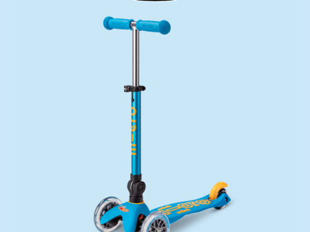 Micro Mini Deluxe Foldable Ocean Blue Scooter (2-5yrs) Discount