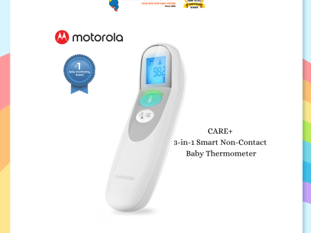 Motorola CARE+ 3-in-1 Smart Non-Contact Baby Thermometer Sale