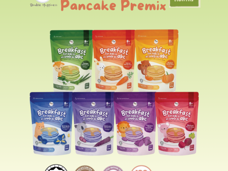 Double Happiness Baby Veggie Pancake Premix 90g For Sale