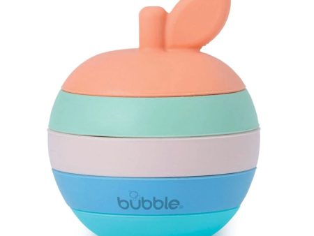 BUBBLE Silicone Stacking Teether - Apple For Cheap