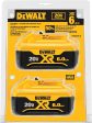 DEWALT 20V MAX* Battery, Premium 6.0Ah Double Pack For Sale