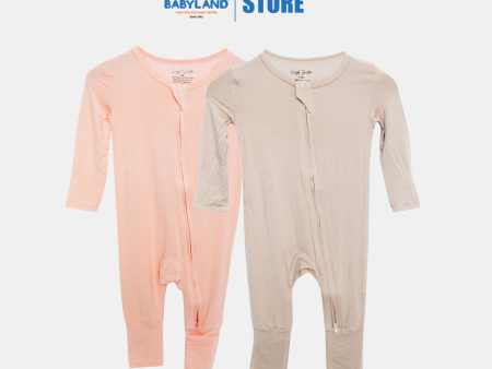 Snuggle Shield® LUXE Bamboo Footless Romper Online now