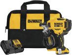 DEWALT 20V MAX Lithium-Ion 15-Degree Electric Cordless Roofing Nailer Kit with 2.0Ah Battery Charger and Bag Supply