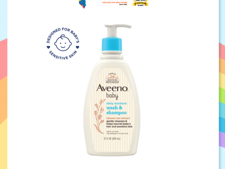 Aveeno Baby Wash & Shampoo 354ml on Sale