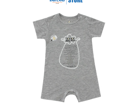 Baa Baa Sheepz SPECIAL EDITION - Romper Short Sleeve Baa Baa Baby Bliss Grey (6M) For Cheap