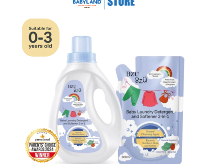 BZU BZU Baby Laundry Detergent & Softener 2-in-1 Supply