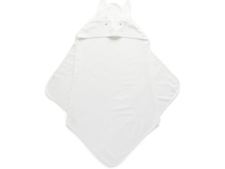 Purebaby Organic Hooded Towel - Vanilla Bunny Discount