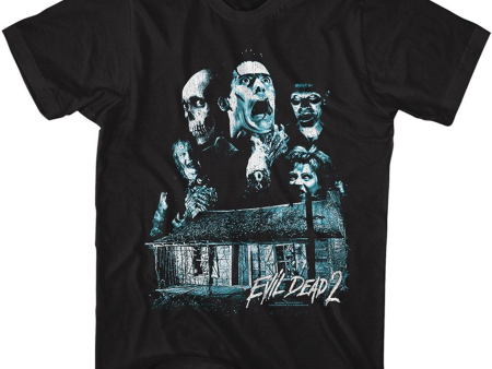 The Evil Dead 2 Collage T-Shirt Online Hot Sale