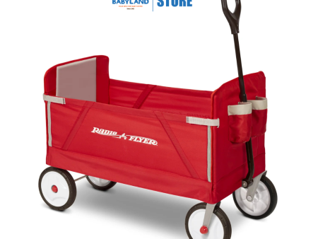 Radio Flyer 3-in-1 EZ Fold Wagon (18 month+ Up to Max Capacity 68 kg) Online Sale