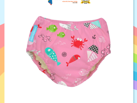 Charlie Banana Swim Diaper & Training Pants - Florida Pink For Sale