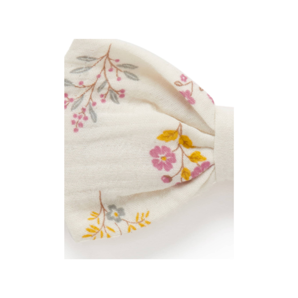 Purebaby Bow Headband - Posie Floral Fashion