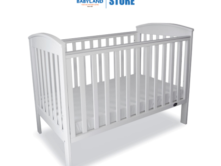 Babyhood Classic Curve 4-in-1 Cot - White Online Sale