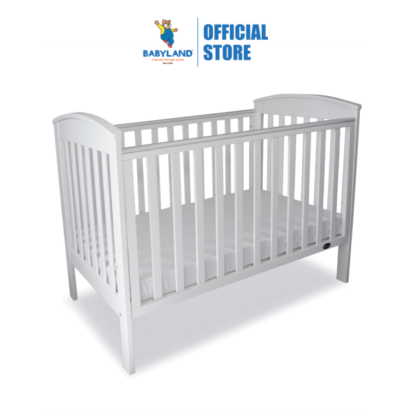 Babyhood Classic Curve 4-in-1 Cot - White Online Sale