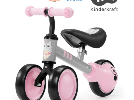 Kinderkraft Balance bike CUTIE - Light Pink (1 year up to 25 kg) Discount