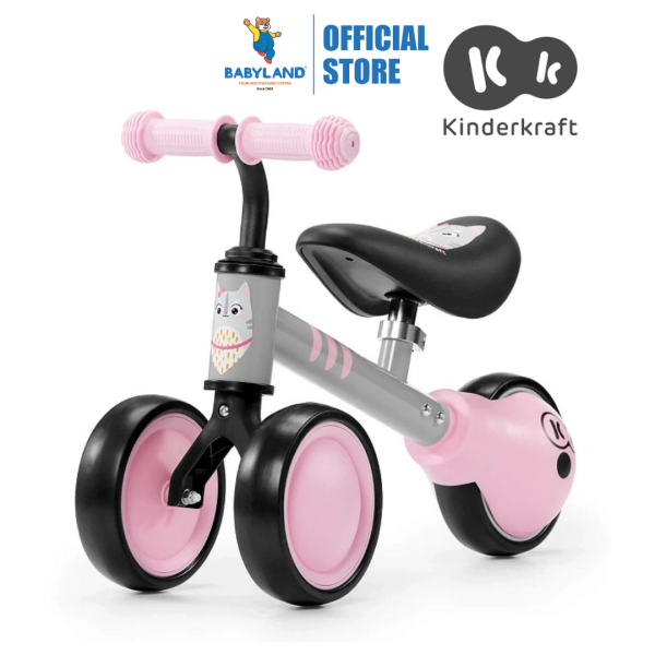 Kinderkraft Balance bike CUTIE - Light Pink (1 year up to 25 kg) Discount