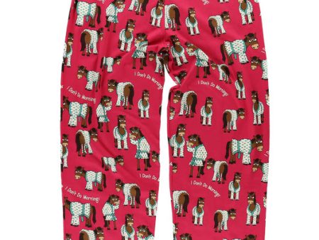 Don t Do Mornings Horse Womens Pant Discount