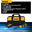 DEWALT 20V MAX* XR 3 8  and 1 2  Sealed Head Ratchet Kit with DEWALT POWERSTACK Sale