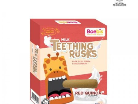 Baebis Teething Rusk Red Quinoa -  90g (6m+) For Sale