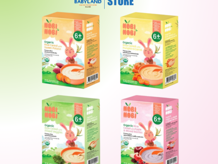 Nobi Nobi Organic Rice Cereal 120g (6M+) [HALAL] Discount