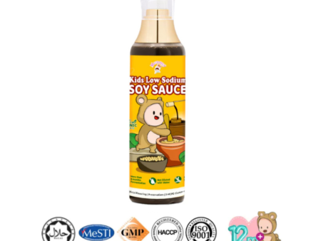 MommyJ Kids Low Sodium Soy Sauce 75% Less Sodium 12m+ (220ml) Fashion