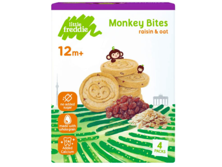 Little Freddie Biscuits – Oat & Raisin Biscuits (4*20G) (12m+) For Discount