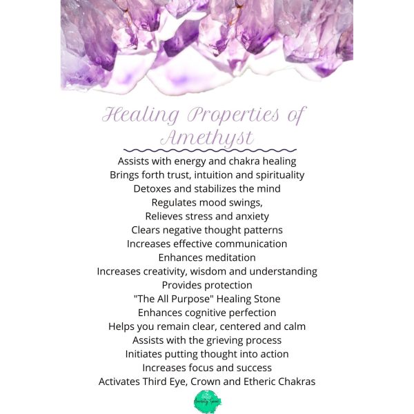 Amethyst Cluster: alleviate anxiety symptoms, stabilize mood and sleep aid Online now