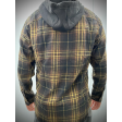 Brown Camel Hooded Flannel on Sale