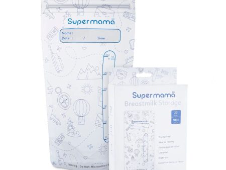 SuperMama Breastmilk Storage Bags 10oz Online now