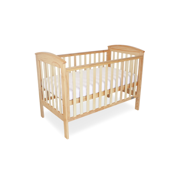 Babyhood Classic Curve 4-in-1 Cot - Natural For Discount