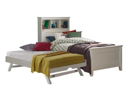 [Pre-Order] Snoozeland Jack Super Single Bed Frame with Pull Out Single Raising Trundle Online now