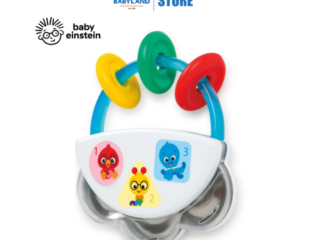 Baby Einstein Tiny Tambourine Musical Toy & Rattle (3m+) Fashion