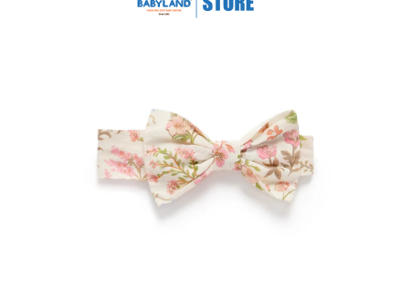 Purebaby Organic Bow Headband Dune Flowers For Discount