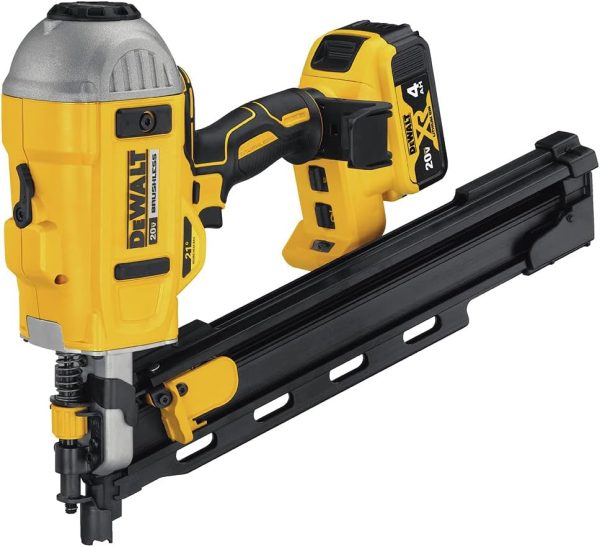 DEWALT 20V MAX* 21 degree Plastic Collated Cordless Framing Nailer Kit Sale