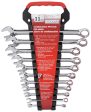 Vulcan TR-H11 Combination Wrench Set, 11-Piece, Chrome Vanadium Steel, Mirror Polish, Silver Online Hot Sale