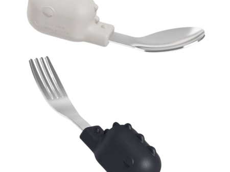 He or She Baby Fork & Spoon Set Supply