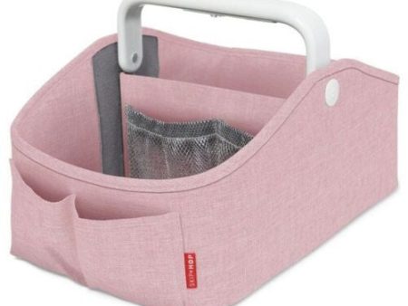 Skip Hop Nursery Style Light Up Diaper Caddy- Pink Fashion