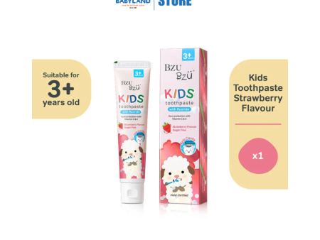 BZU BZU Kids Toothpaste Strawberry Flavour (50g) Cheap