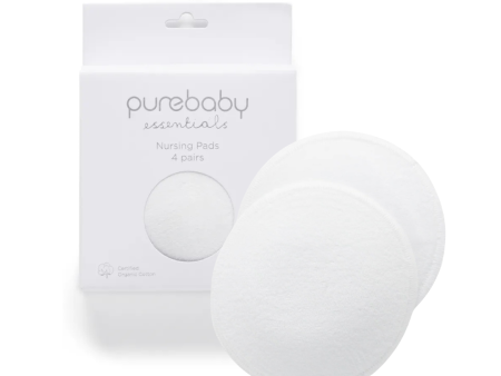 Purebaby Organic Nursing Pads Pack - White Online Hot Sale