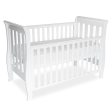 [Pre-Order] Babyhood Classic Sleigh 4-in-1 Cot - White Online now