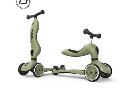 Scoot & Ride Highwaykick 1 Scooter Olive (1-5yrs) Supply