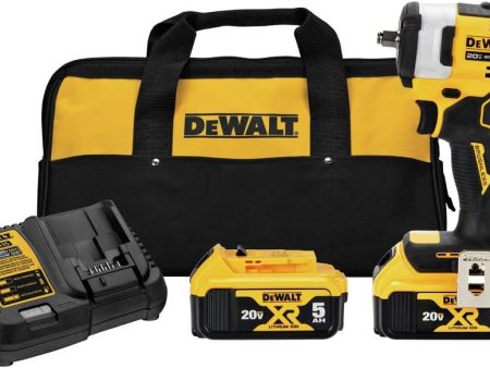 DEWALT 20V Max 3 8 In. Cordless Impact Wrench With Hog Ring Anvil Kit Online now