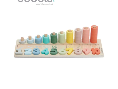 BUBBLE Wooden Numbers & Blocks Counting Set Online