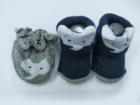 Earth Bebe Mitten & Booties Set Cheap