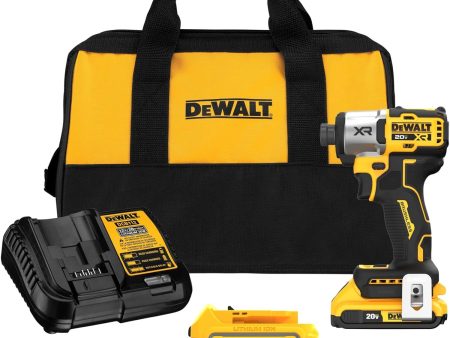 DEWALT 20V MAX* XR 3-Speed Impact Driver Kit with POWERSTACK Battery Hot on Sale