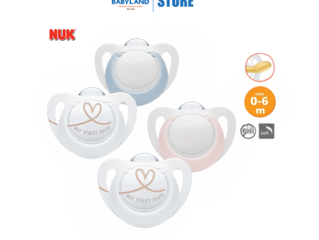 Nuk Star Day Latex Soother S1 (2Pc) 0-6m Supply