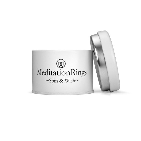 Awaken Silver Spinning Fidget Ring Fashion